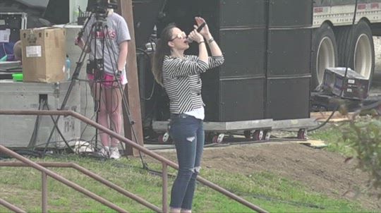 A performer sings at the Christian Cross Festival in Norfolk in 2022. NCN File Image