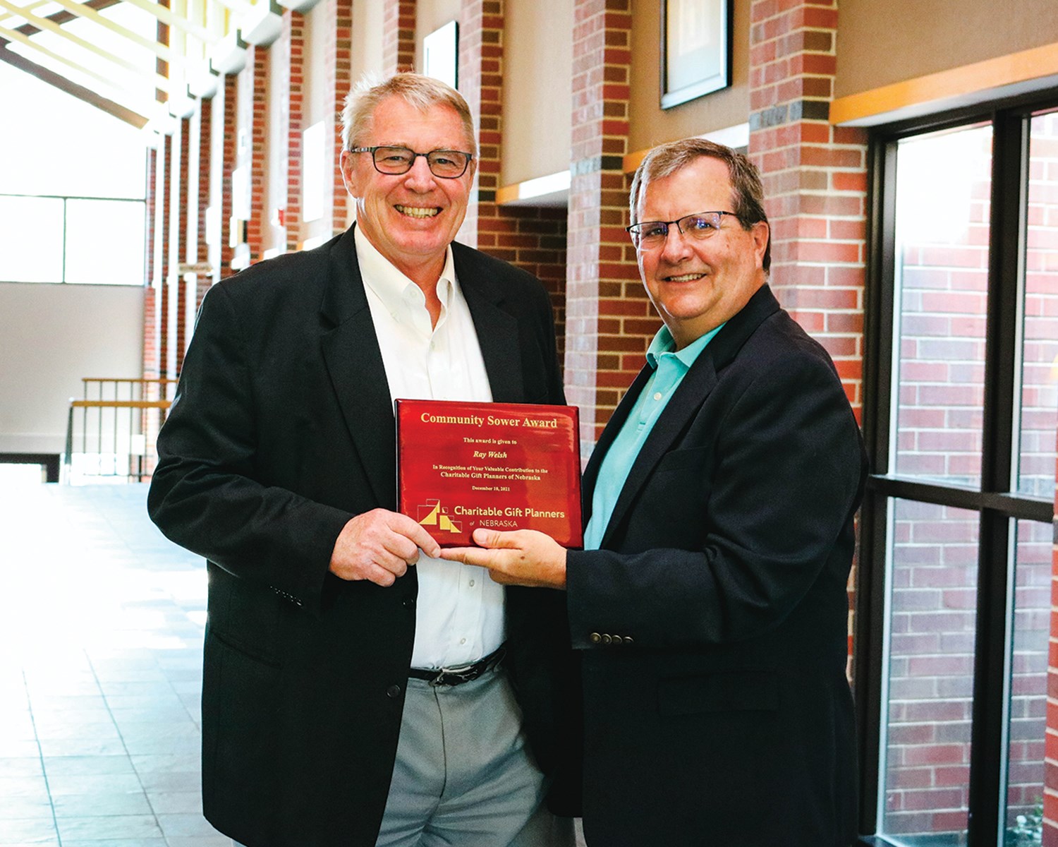 Pender's Welsh honored for championing planned giving - Vimarsana News