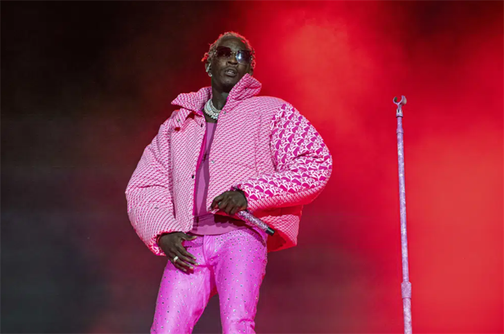 Rapper Young Thug performs on Day 4 of the Lollapalooza Music Festival, Aug. 1, 2021, at Grant Park in Chicago.