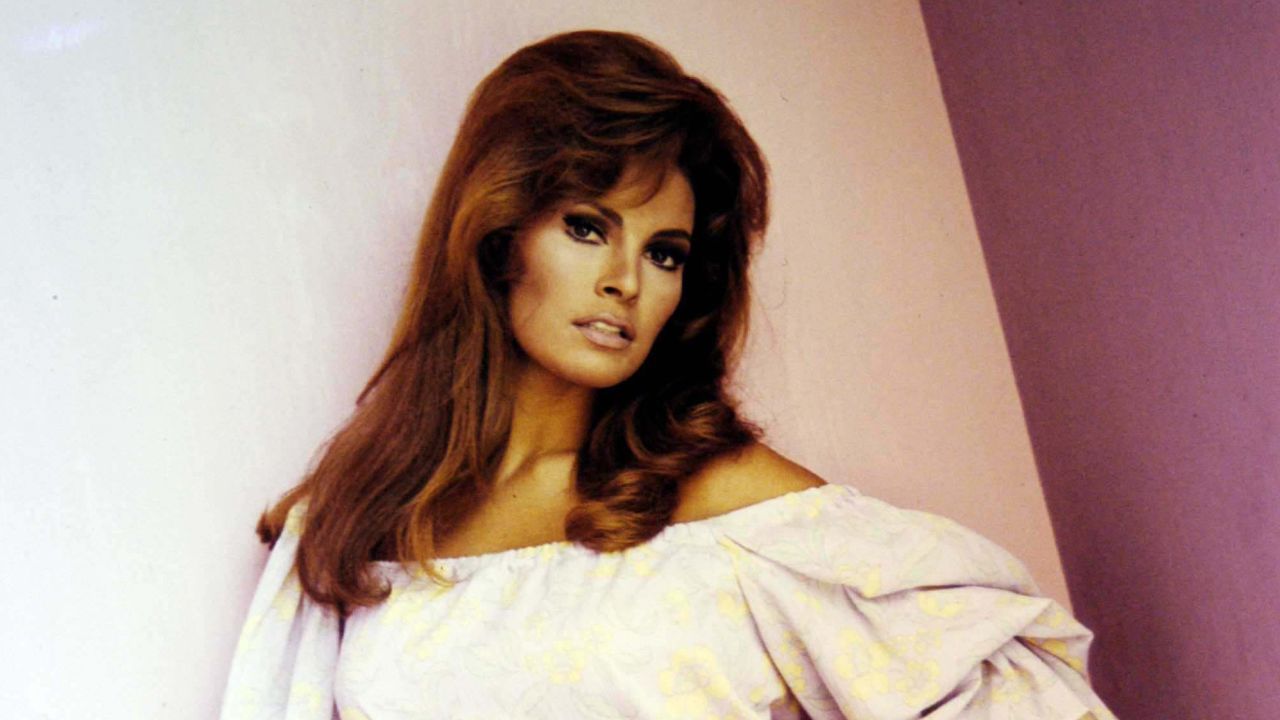 Raquel Welch, shown here around 1968