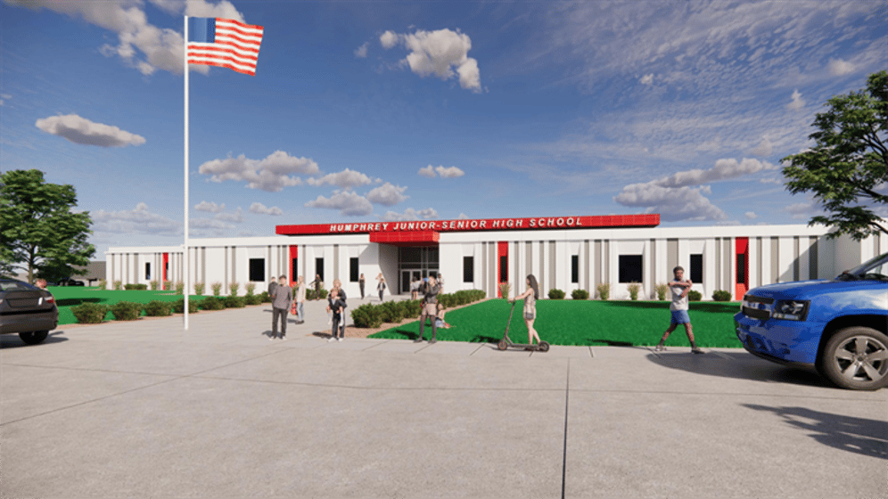 Artist rendering of Humphrey school proposal
