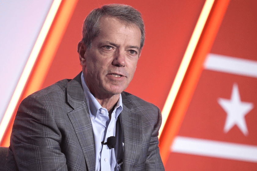 Nebraska Gov.-elect Jim Pillen answers a question while taking part in panel discussion during a Republican Governors Association conference, Nov. 16, 2022 in Orlando, Fla.