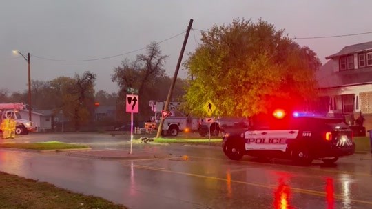 Power line knocked over in Norfolk alongside low land flood warnings - Vimarsana News