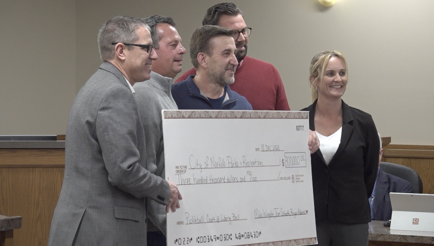 Liberty Bell Park gets donation for new pickleball courts NORTHEAST
