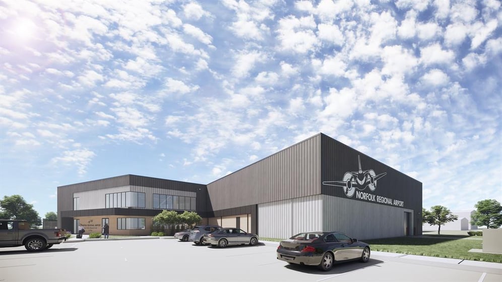 Norfolk Airport Exterior Render