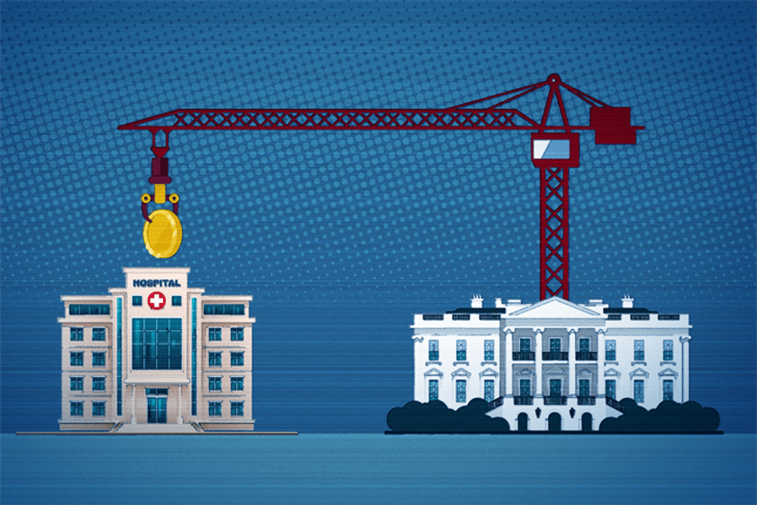 The federal government is clawing back nearly $100 million already disbursed to Nebraska public health programs. Illustration by Hanscom Park Studio