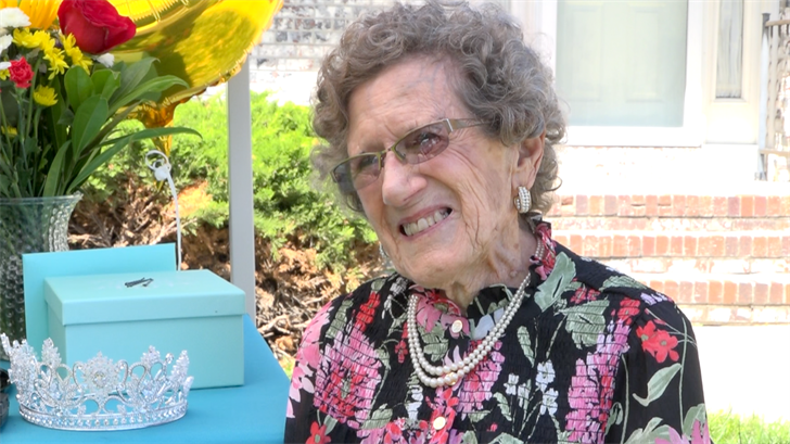 'Queen for a day': Kathryn Brooks celebrates 103rd birthday in Norfolk