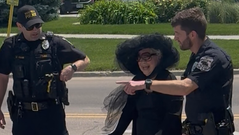 Norma Jean detained by Norfolk Police (GoFundMe)