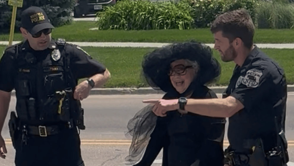 Norma Jean detained by Norfolk Police (GoFundMe)