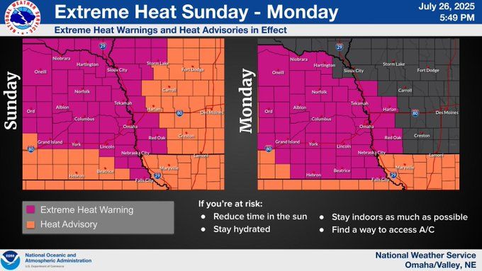 Extreme Heat Warning/ NWS Forecast