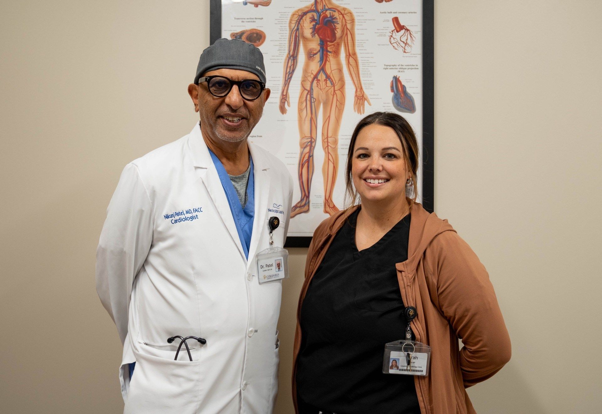 Nikunjkumar Patel, MD and Sarah Huettner, APRN