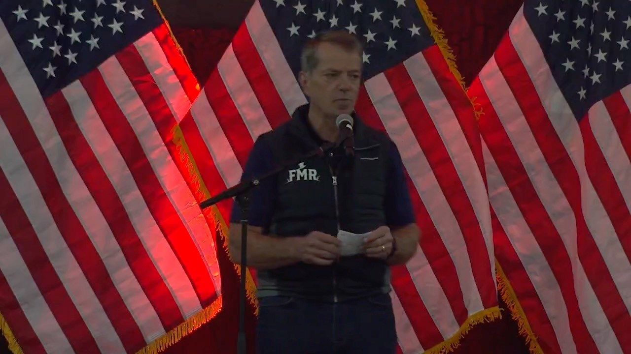 Gov. Pillen announces opening of McCook ICE facility at Sen. Ricketts steak fry