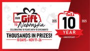 Our Gift to Nebraska: NCN celebrates 10 years with 10 big giveaways