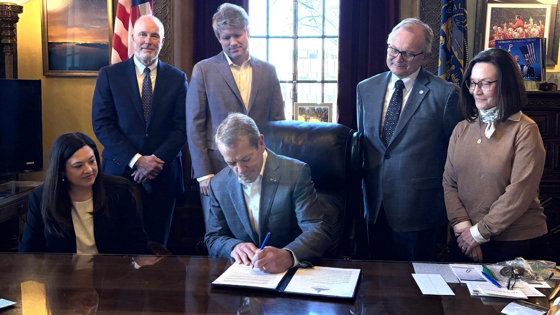 Pillen signs executive order on THC industry in Nebraska